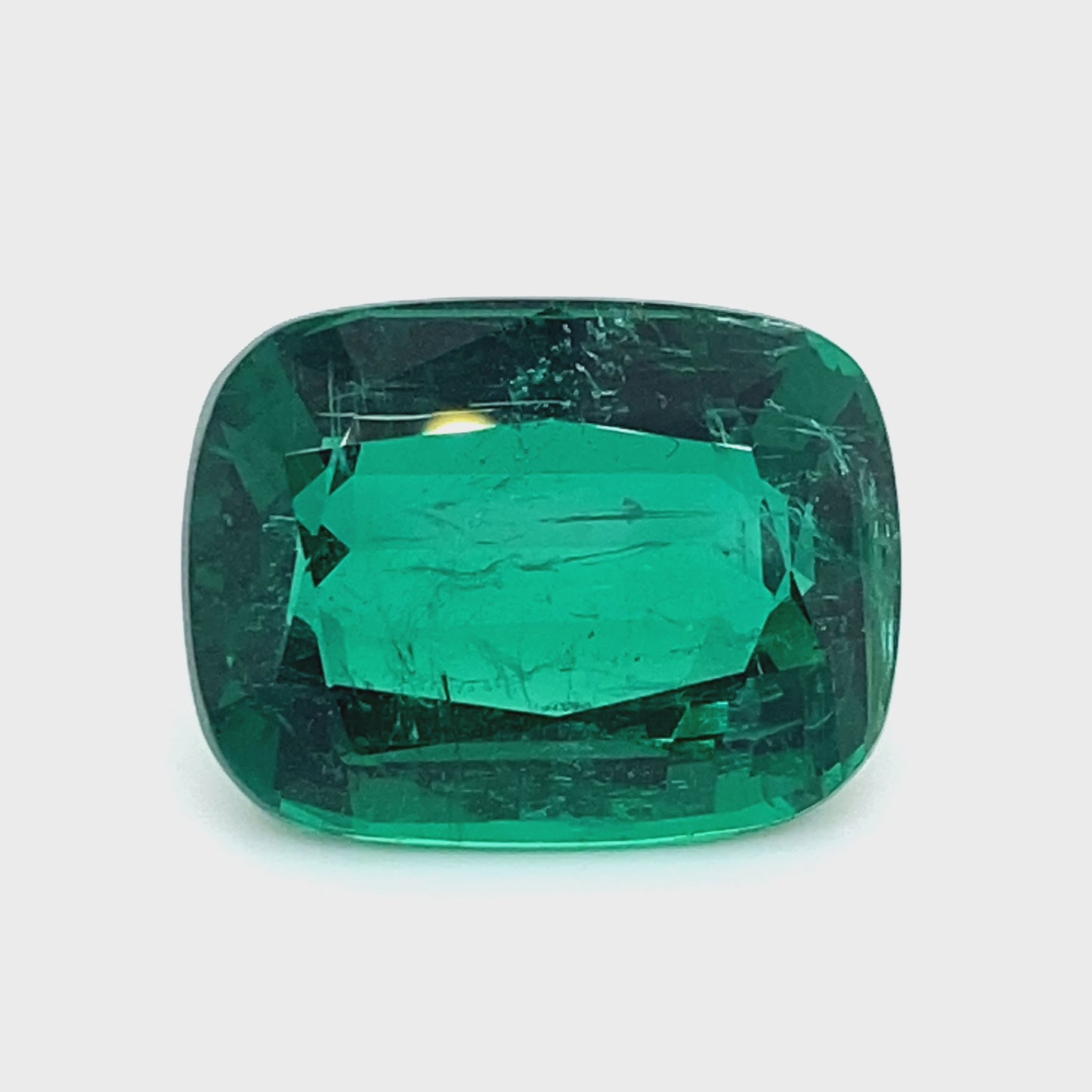 19.05x14.53x8.83mm Cushion Emerald (1 pc 17.96 ct)
