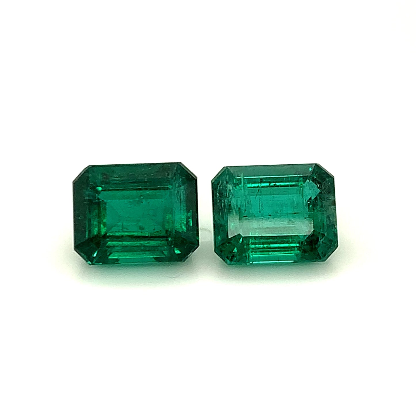 11.85x9.54x6.69mm Octagon Emerald (2 pc 12.48 ct)