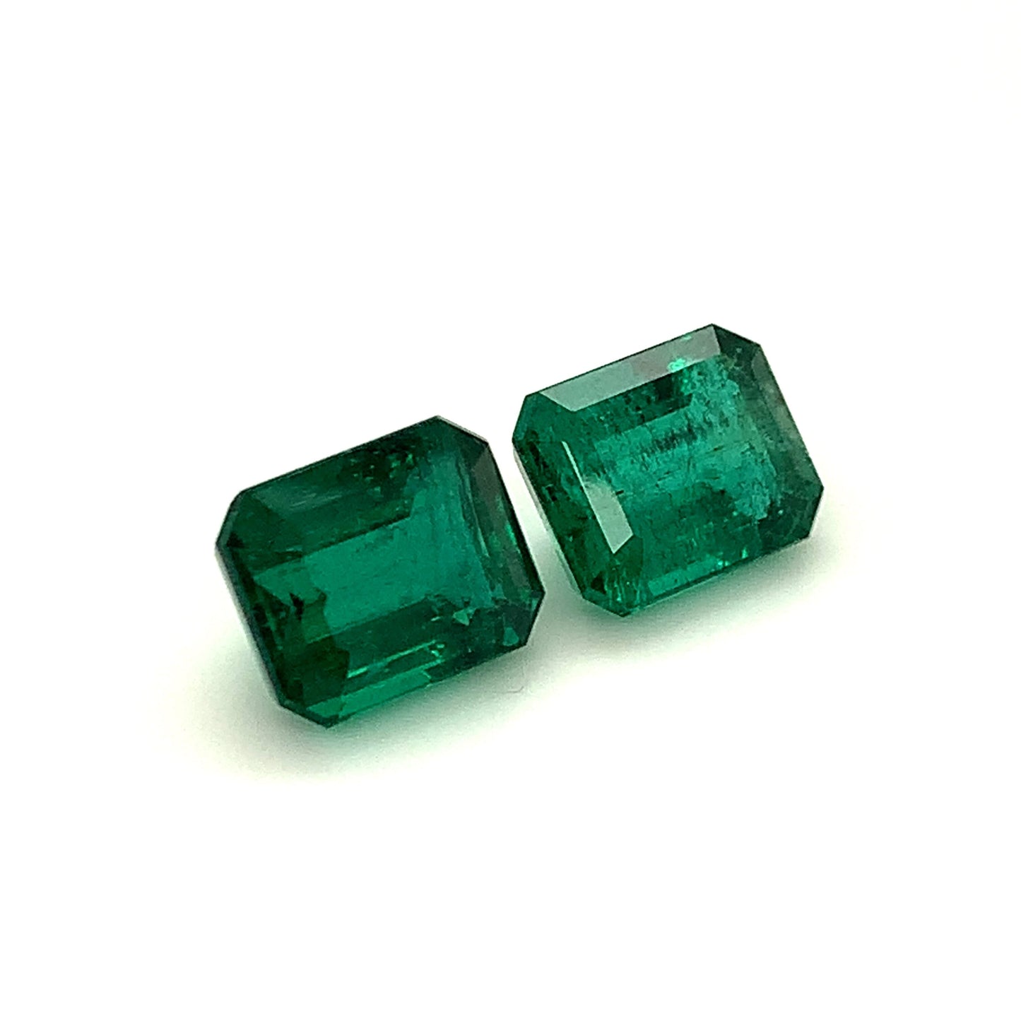 11.85x9.54x6.69mm Octagon Emerald (2 pc 12.48 ct)