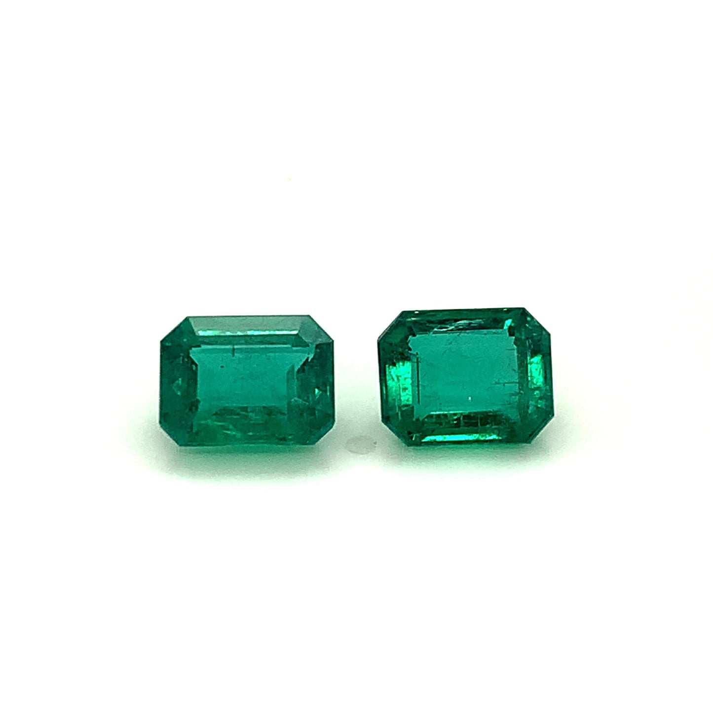 11.35x8.83x6.05mm Octagon Emerald (2 pc 9.28 ct)