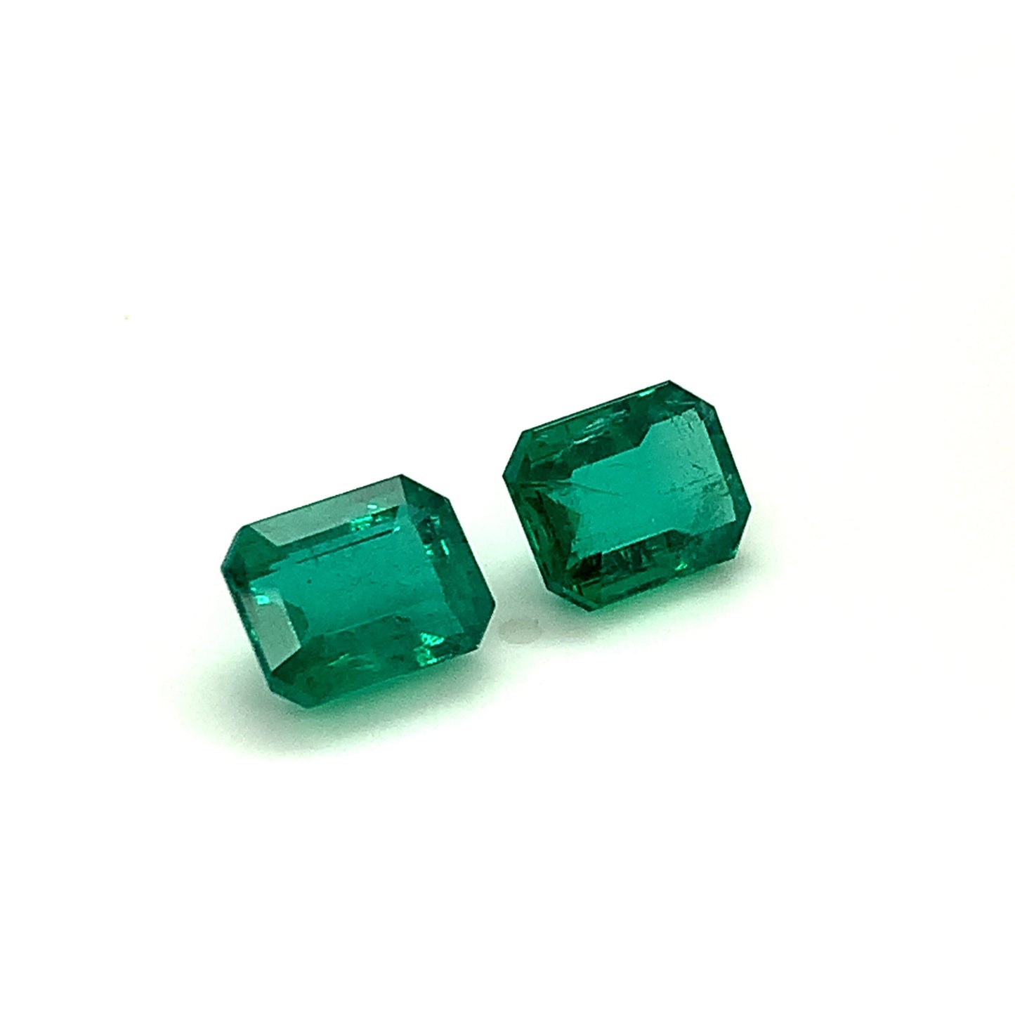 11.35x8.83x6.05mm Octagon Emerald (2 pc 9.28 ct)