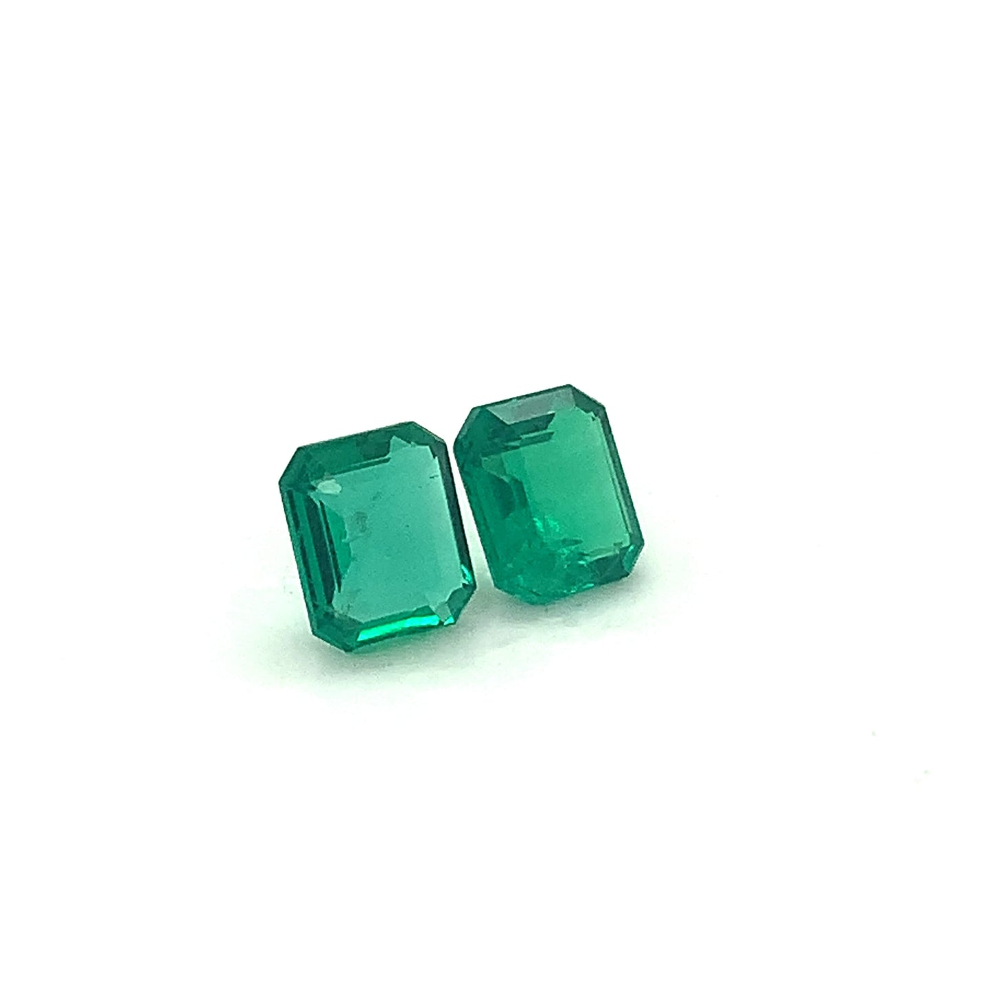 7.90x6.86x3.42mm Octagon Emerald (2 pc 2.96 ct)
