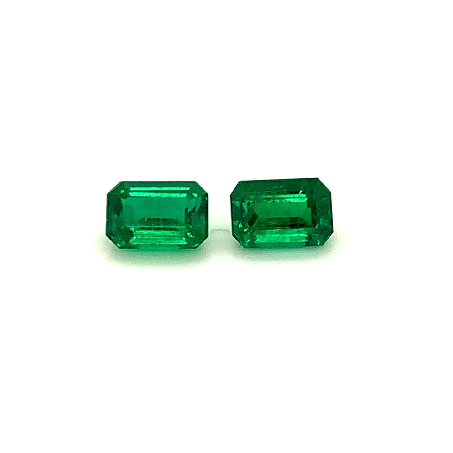 8.06x5.40x4.33mm Octagon Emerald (2 pc 2.91 ct)