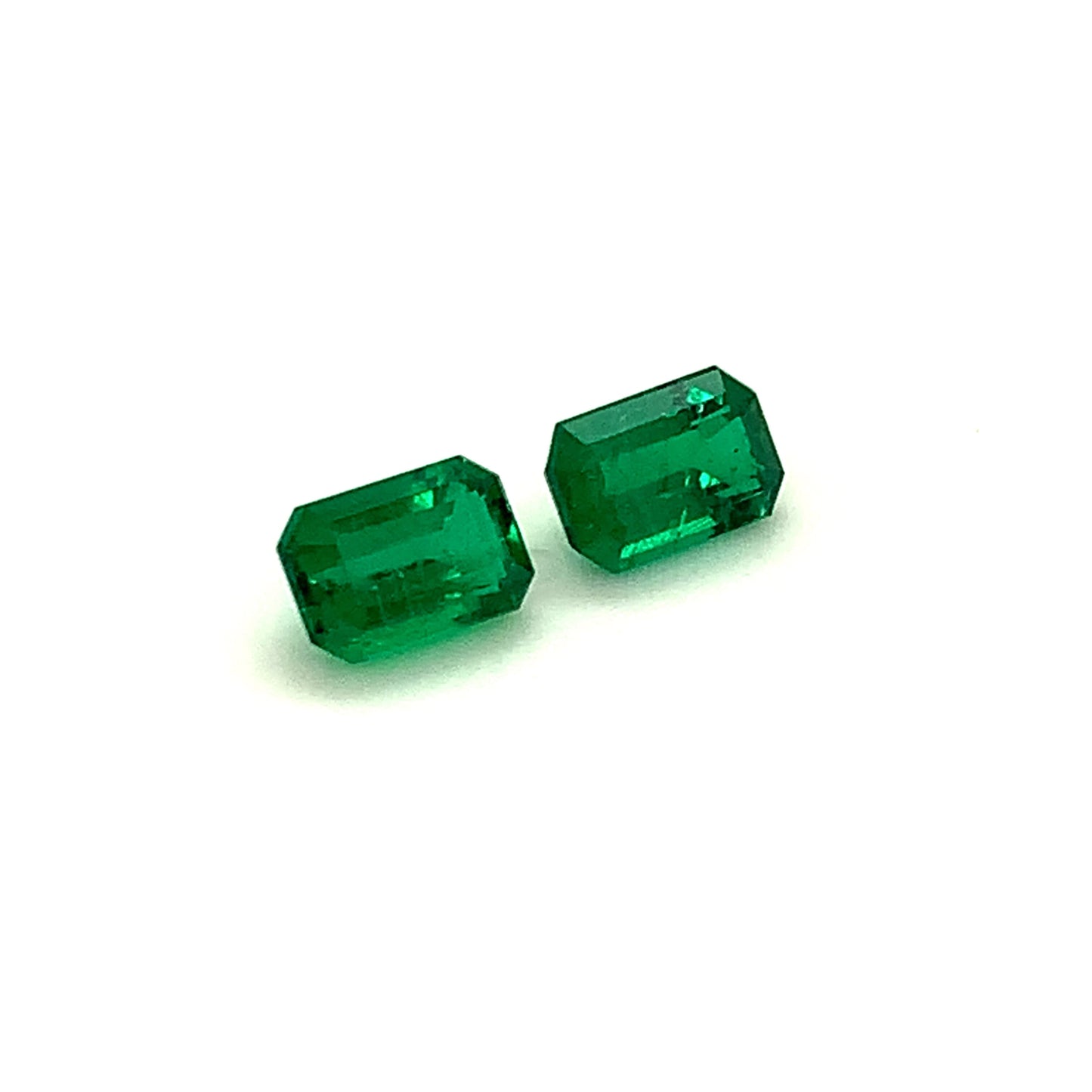 8.06x5.40x4.33mm Octagon Emerald (2 pc 2.91 ct)