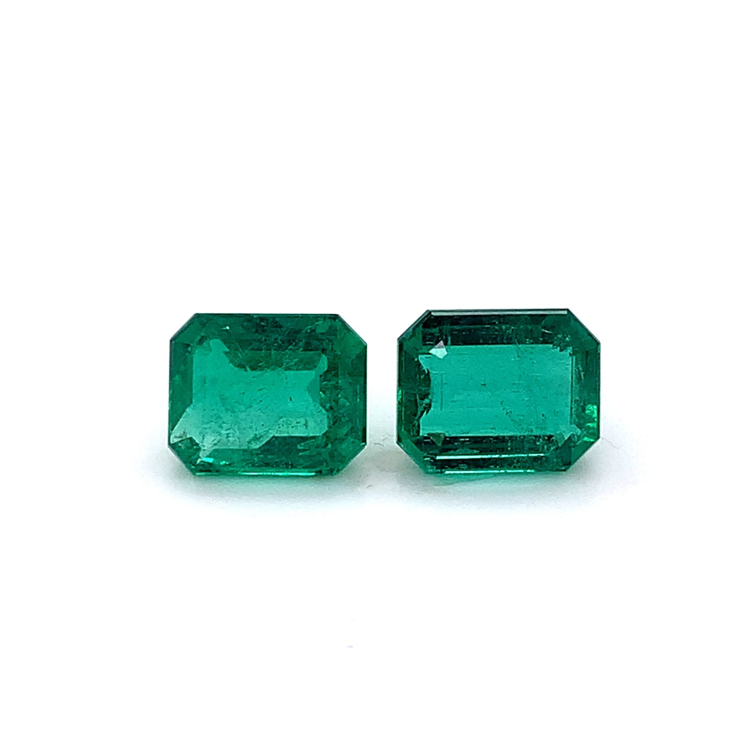 9.65x7.90x5.17mm Octagon Emerald (2 pc 6.03 ct)