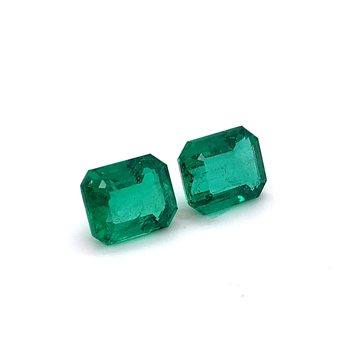 9.65x7.90x5.17mm Octagon Emerald (2 pc 6.03 ct)