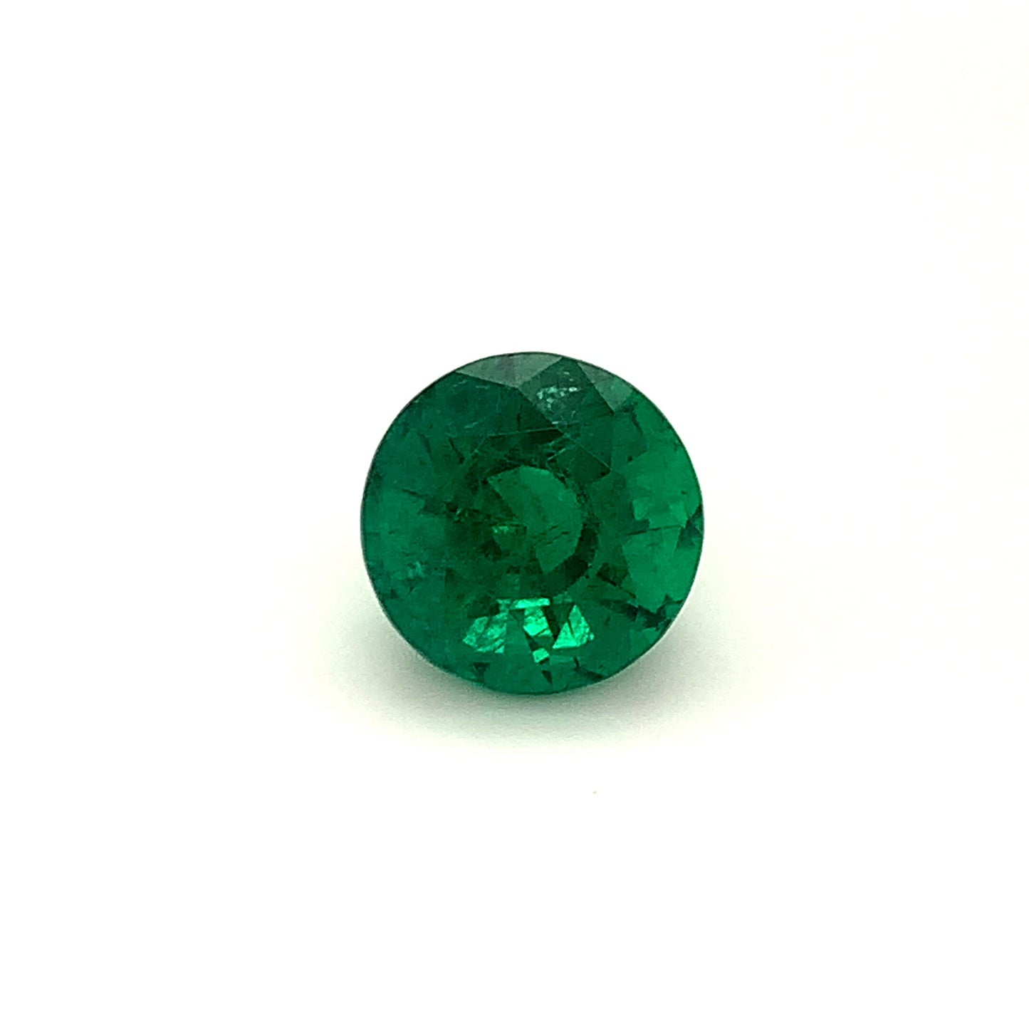 13.09x13.21x9.88mm Round Emerald (1 pc 8.83 ct)