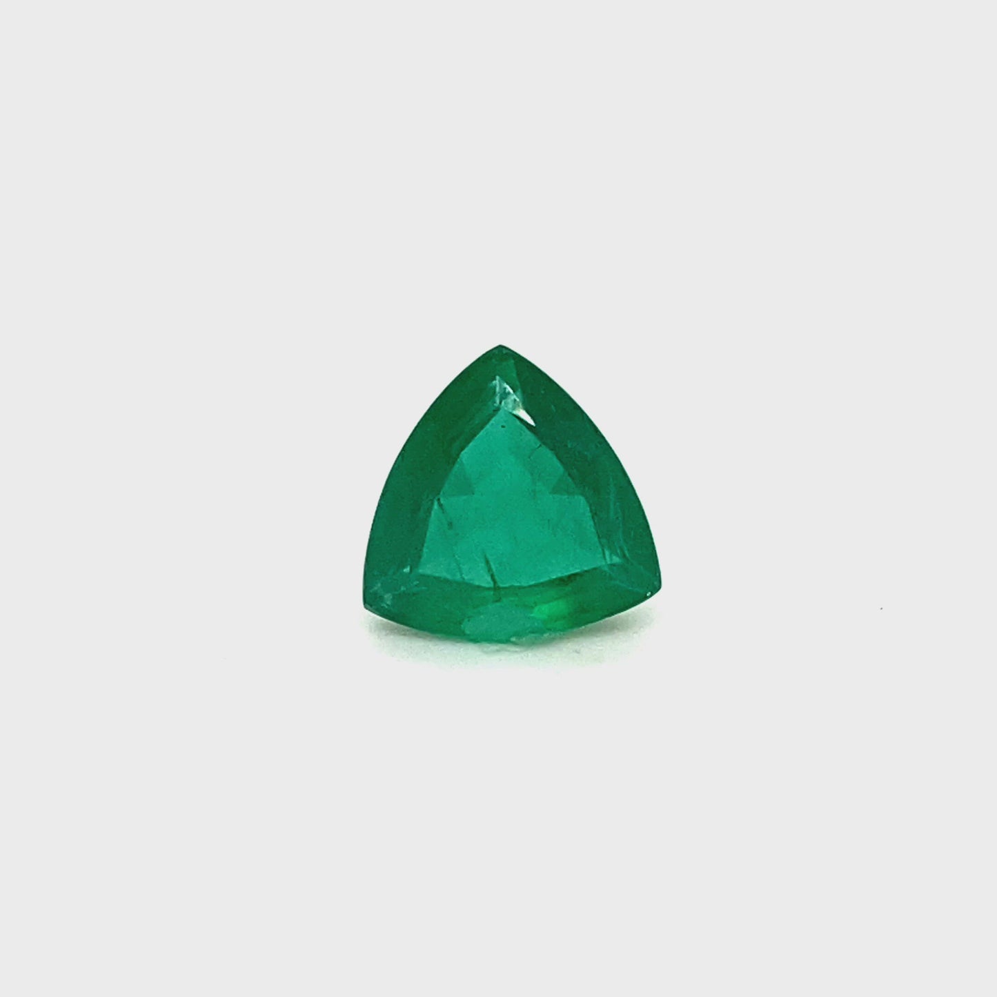 10.47x10.46x5.05mm Trillion Emerald (1 pc 2.99 ct)