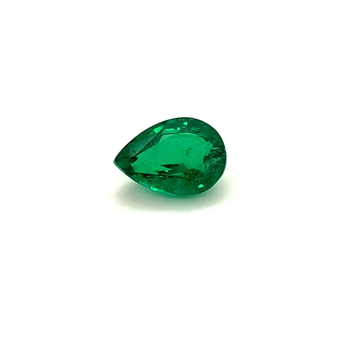 15.29x10.95x7.36mm Pear-shaped Emerald (1 pc 7.13 ct)