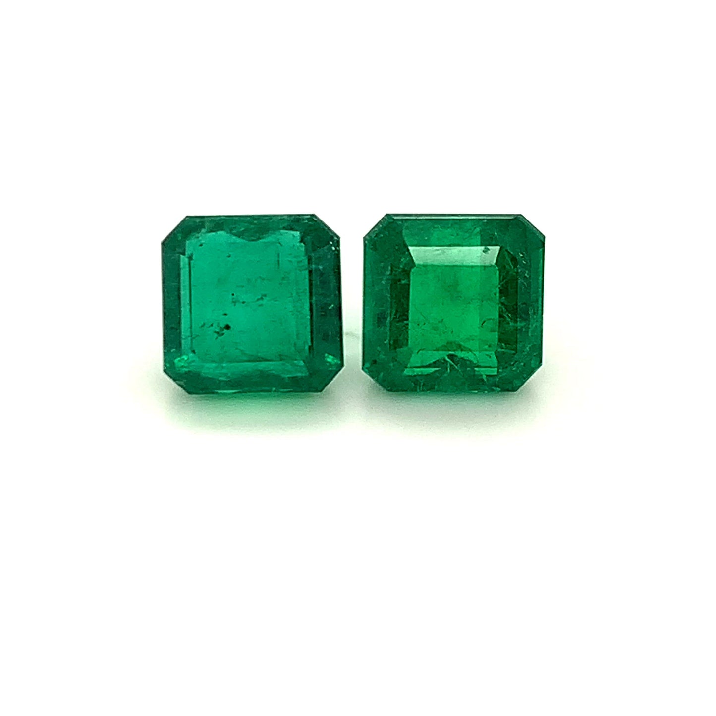 10.31x10.27x6.26mm Octagon Emerald Pair (2 pc 11.77 ct)